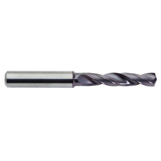 Picture of M.A. Ford CXDSS 0960AP Carbide Drill Coolant Thru Carbide 140° - 142° 0.378 Dia 0.393 Shank 3.503 OAL 2 Flute 1.850 Flute Length Carbide AlTiN